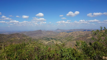 Fototapeta na wymiar The mountain View on Plateau