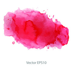 red watercolor background. vector background
