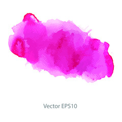 Pink watercolor background. vector background