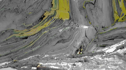 Beautiful background with fluid paint. 3d illustration, 3d rendering.