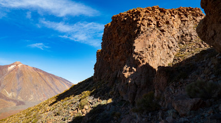 Berglandschaft auf Teneriffa im Sommer