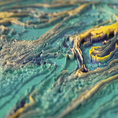 Beautiful background with fluid paint. 3d illustration, 3d rendering.