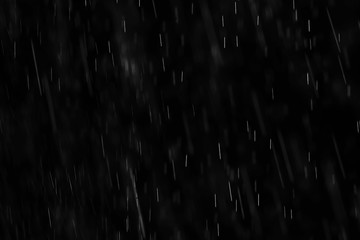 texture of rain and fog on a black background overlay effect - obrazy, fototapety, plakaty