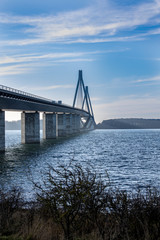 faroe bridge connecting Sealand with Falster Denmark