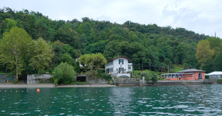 Fototapeta premium Golfo di Venere sul Lago di Como a Lenno