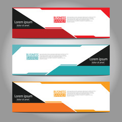 Fototapeta premium Projekt szablonu transparent streszczenie biznes. Ilustracja wektorowa