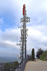 Torre de telecomunicaciones en Cataluña España