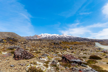 Tongariro National Park in New Zealand.