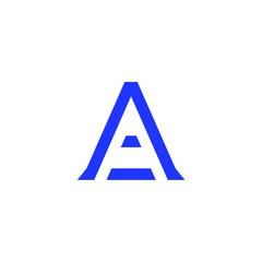 Letter A best logo design. Letter a line logo, icon