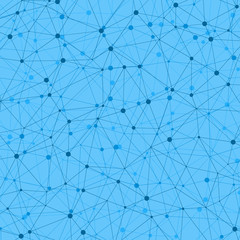 Abstract Low Polygon Mesh Generative Art background illustration