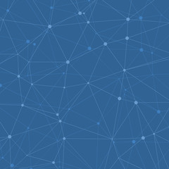 Obraz premium Abstract Low Polygon Mesh Generative Art background illustration