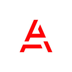 Letter A best logo design. Letter a line logo, icon