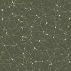 Abstract Low Polygon Mesh Generative Art background illustration