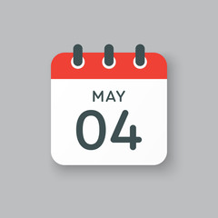 Calendar day 4 May, days of the year