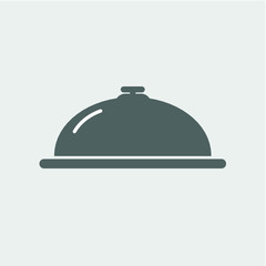 Dish icon, vector desing