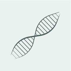 dna icon, vector desing