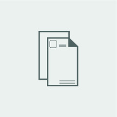 documet icon, vector desing