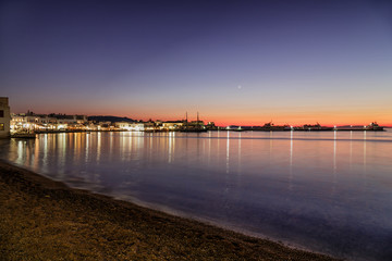 Obraz premium Mykonos after sunset