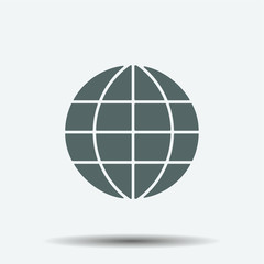 Globe Icon illustration isolated vector sign symbol