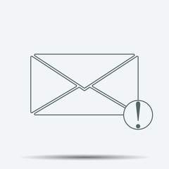 Mail Icon illustration isolated vector sign symbol