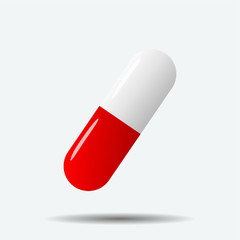 Pill Icon illustration isolated vector sign symbol