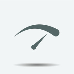 spedometer icon, vector design