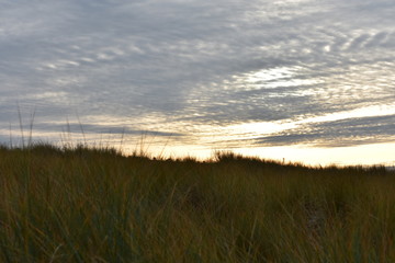 Sonnenuntergang belgische Nordseek&uuml;ste