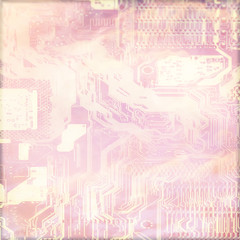 abstract microelectronics background / modern technology concept industry background development