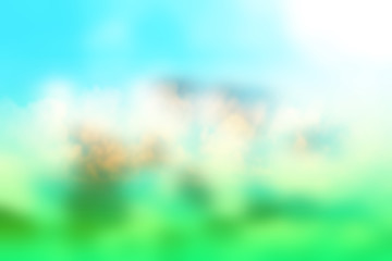 grass sky clouds blurred background, beautiful design spring background