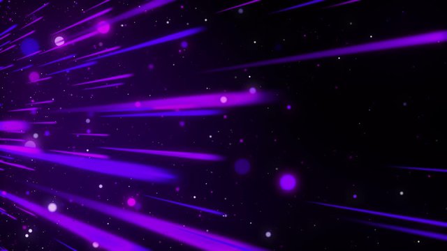 VJ dancing lights glow abstract background looped.