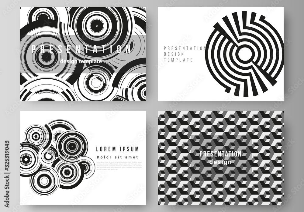 Poster the minimalistic abstract vector illustration layout of the presentation slides design business temp