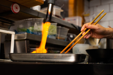 Japanese food preparation cooking