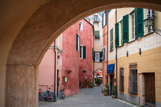 Finalborgo medieval village, Liguria region, Italy