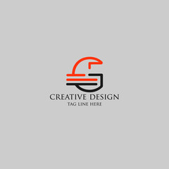Obraz premium g out line letter logo, and tech logo.