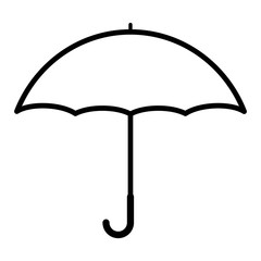 Umbrella flat icon vector design isolated on white background. Rain drop protection