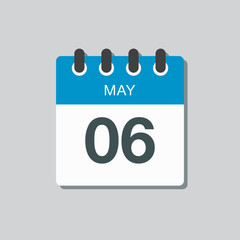 Calendar day 6 May, days of the year