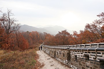 Fototapeta premium 가을의남한산성
