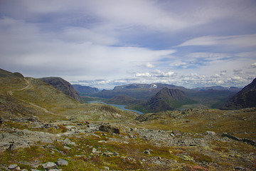 Fototapeta na wymiar Jutenheimen Nationalpark Norwegen Landschaft Berge 