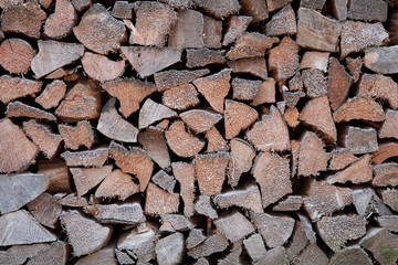 Woodpile background