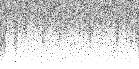 Round silver glitter luxury sparkling confetti. Sc