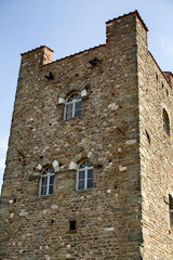 View of the Guard Tower hivizzano Castle