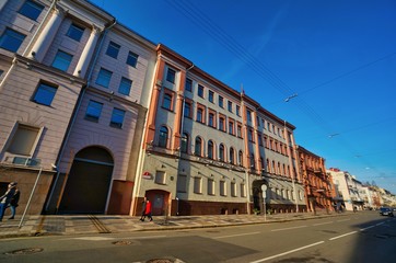 Fototapeta na wymiar Walking around in Minsk, Belarus