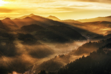 Pieniny National Park in Poland, Mountains and forest