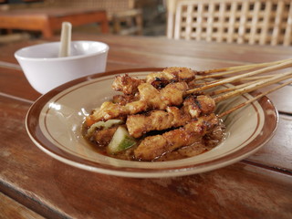 Satay with Peanut Sauce