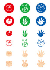 じゃんけん素材