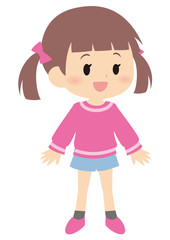 笑顔の女の子