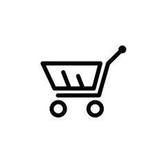 Vector illustration, shopping cart icon design