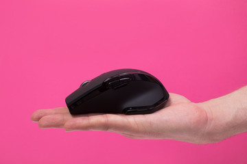 Woman hand mouse