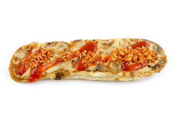 zapiekanka z pieczarkami