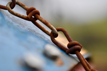 Die Ästhetik der Technik - Rostige Kette